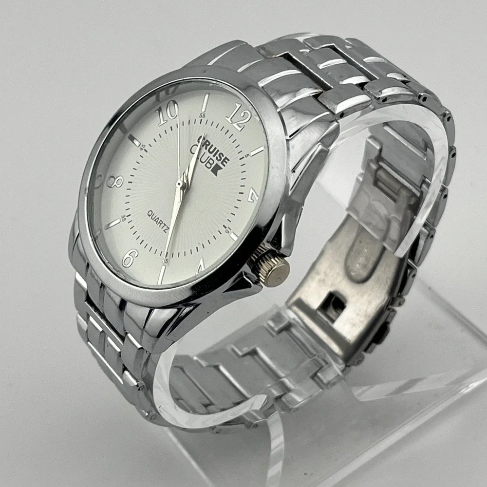 Cruise Club Men's Quartz Watch‎ Silver 7.75